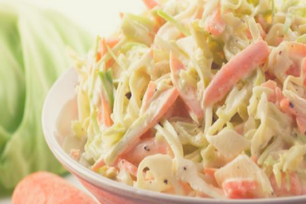 Carrot And Cashew Coleslaw